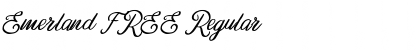 Download Emerland FREE Regular Font Title Preview
