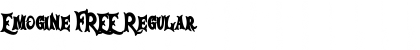 Download Emogine FREE Regular Font Title Preview