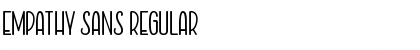 Download Empathy Sans Regular Font Title Preview