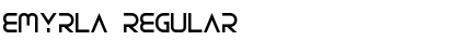 Download EMYRLA Regular Font Title Preview