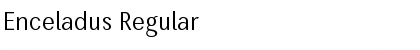 Download Enceladus Regular Font Title Preview