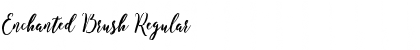 Download Enchanted Brush Regular Font Title Preview