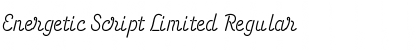 Download Energetic Script Limited Regular Font Title Preview