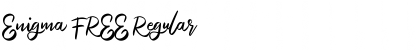 Download Enigma FREE Regular Font Title Preview