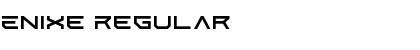 Download Enixe Regular Font Title Preview