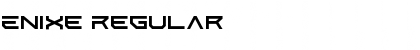 Download Enixe Regular Font Title Preview