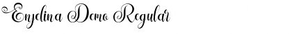 Download Enjelina Demo Regular Font Title Preview