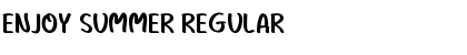 Download Enjoy Summer Regular Font Title Preview