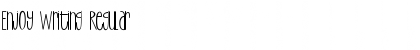 Download Enjoy Writing Regular Font Title Preview