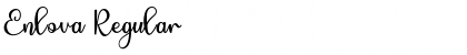 Download Enlova Regular Font Title Preview