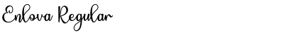 Download Enlova Regular Font Title Preview
