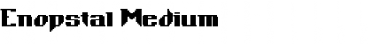 Download Enopstal Medium Font Title Preview