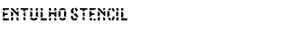 Download Entulho Stencil Font Title Preview