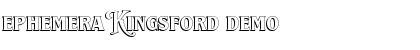 Download Ephemera Kingsford DEMO Font Title Preview