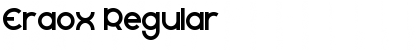 Download Eraox Regular Font Title Preview