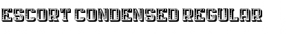 Download Escort Condensed Regular Font Title Preview