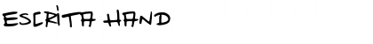 Download Escrita Hand Font Title Preview