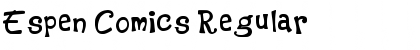 Download Espen Comics Regular Font Title Preview