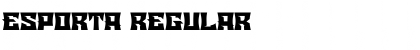 Download Esporta Regular Font Title Preview