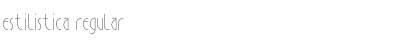 Download Estilistica Regular Font Title Preview