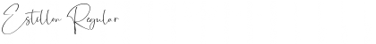 Download Estillon Regular Font Title Preview
