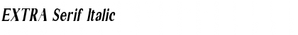 Download EXTRA Serif Italic Font Title Preview