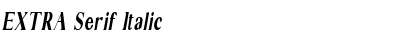 Download EXTRA Serif Italic Font Title Preview
