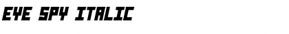 Download Eye Spy Italic Font Title Preview