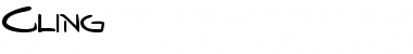 Download Cling Bold Font Title Preview