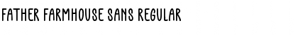 Download Father Farmhouse Sans Regular Font Title Preview