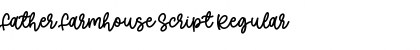 Download Father Farmhouse Script Regular Font Title Preview