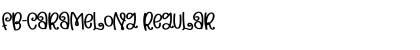 Download FB-caramelong Regular Font Title Preview