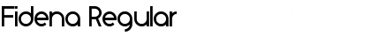 Download Fidena Regular Font Title Preview