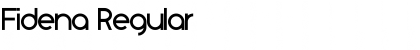 Download Fidena Regular Font Title Preview