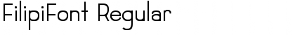 Download FilipiFont Regular Font Title Preview