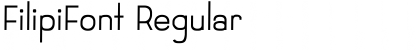 Download FilipiFont Regular Font Title Preview