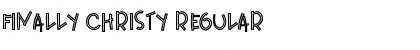 Download Finally Christy Regular Font Title Preview