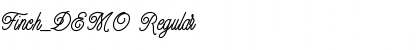 Download Finch_DEMO Regular Font Title Preview