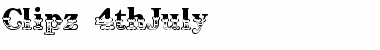 Download Clipz 4thJuly Regular Font Title Preview