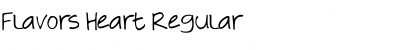 Download Flavors Heart Regular Font Title Preview
