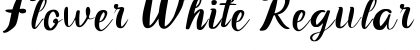 Download Flower White Regular Font Title Preview