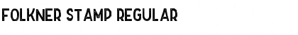 Download Folkner Stamp Regular Font Title Preview