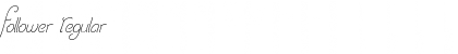 Download Follower Regular Font Title Preview