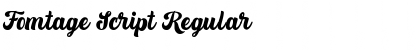 Download Fomtage Script Regular Font Title Preview
