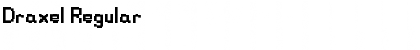 Download Draxel Regular Font Title Preview