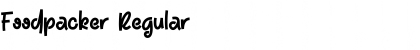 Download Foodpacker Regular Font Title Preview