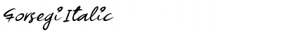 Download Forsegi Italic Font Title Preview