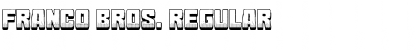 Download Franco Bros. Regular Font Title Preview