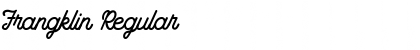 Download Frangklin Regular Font Title Preview