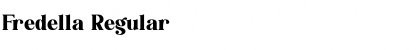 Download Fredella Regular Font Title Preview